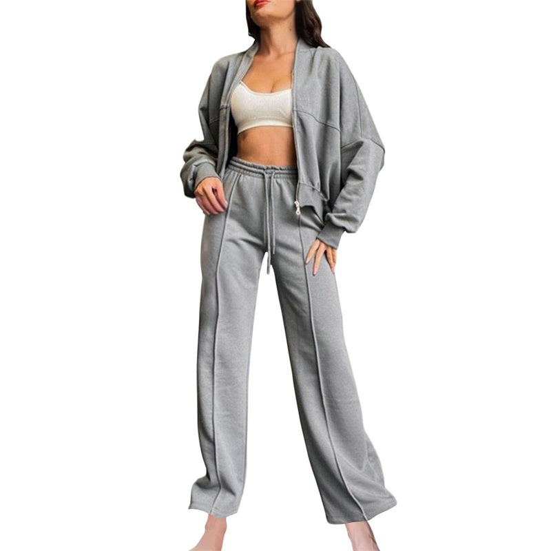 Damen-Set: Stilvolles Zip-Up Sweatshirt und Jogginghose von Lottie