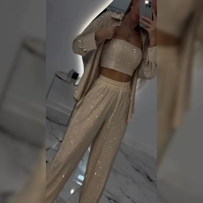 Dreiteiliges Set aus Paris