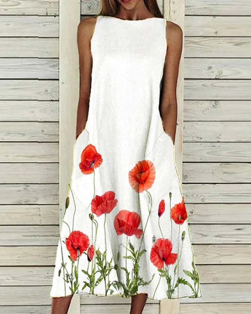 Winter Rose | Summer Flower Dress
