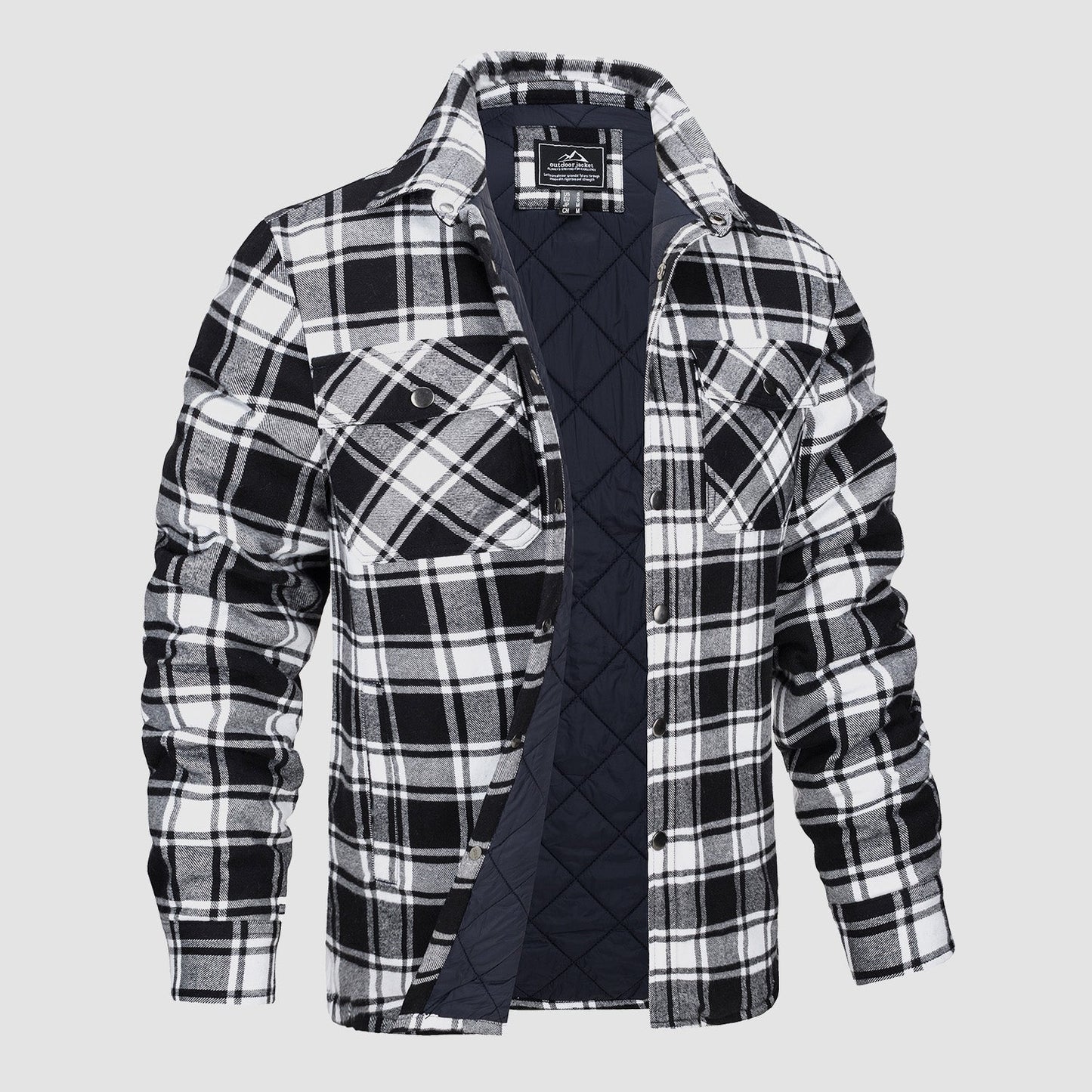 Veste Flanelle Thorne Pour Homme Par Amawinc Veste Chemise À Carreaux Extérieur Résistant Et Doublure Matelassée