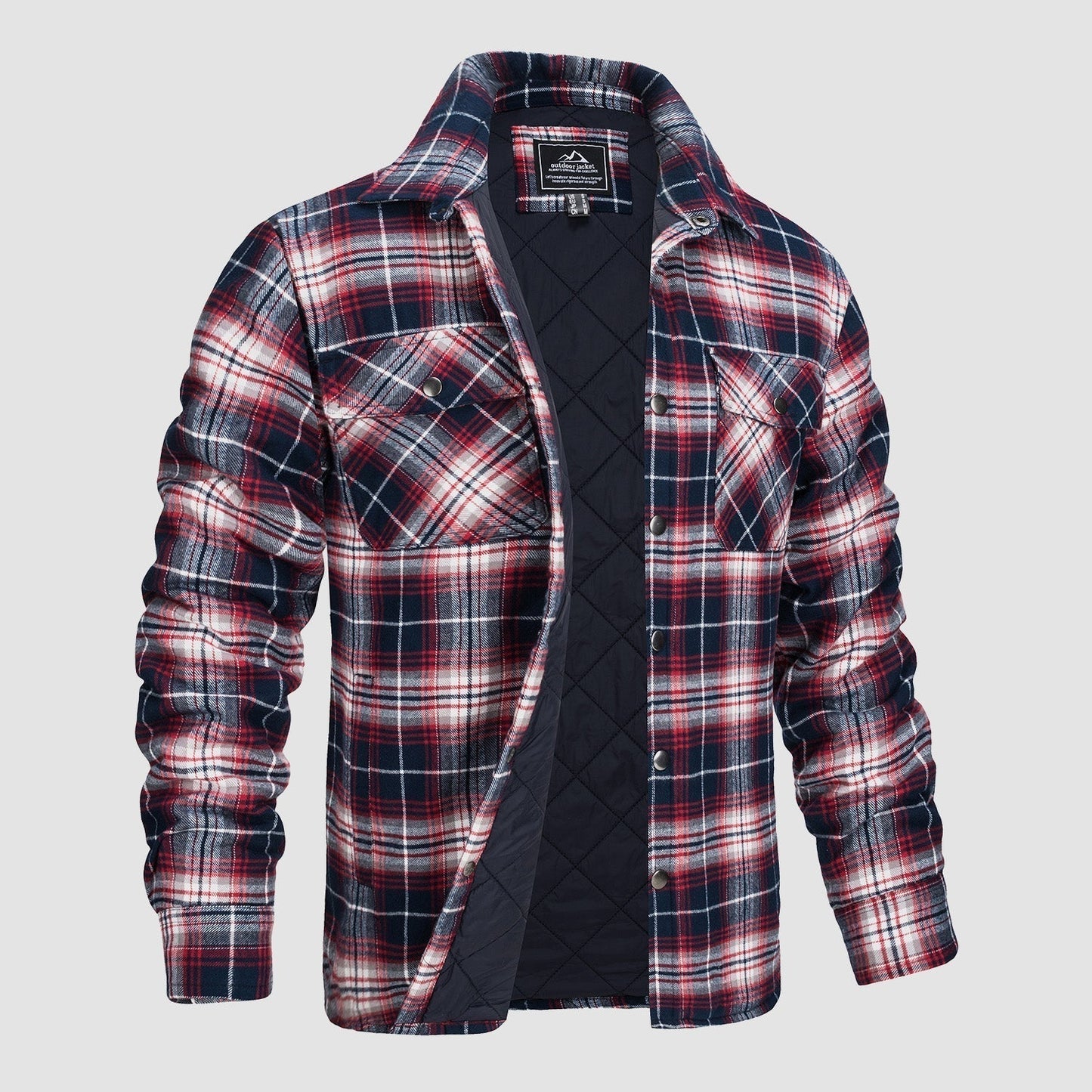 Veste Flanelle Thorne Pour Homme Par Amawinc Veste Chemise À Carreaux Extérieur Résistant Et Doublure Matelassée