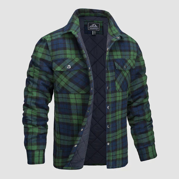 Veste Flanelle Thorne Pour Homme Par Amawinc Veste Chemise À Carreaux Extérieur Résistant Et Doublure Matelassée