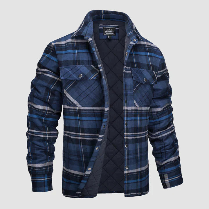 Veste Flanelle Thorne Pour Homme Par Amawinc Veste Chemise À Carreaux Extérieur Résistant Et Doublure Matelassée