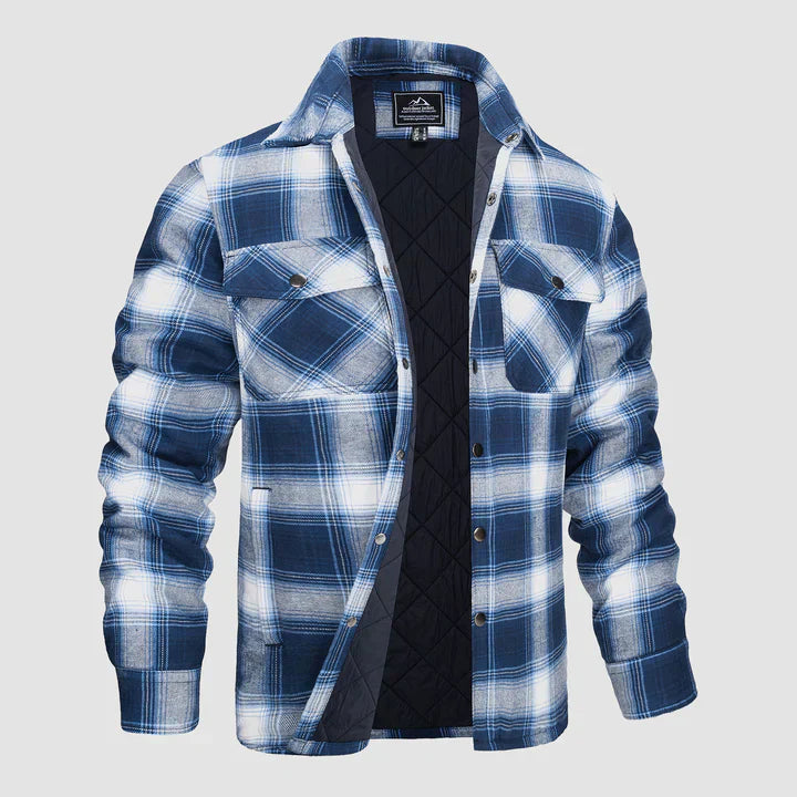 Veste Flanelle Thorne Pour Homme Par Amawinc Veste Chemise À Carreaux Extérieur Résistant Et Doublure Matelassée