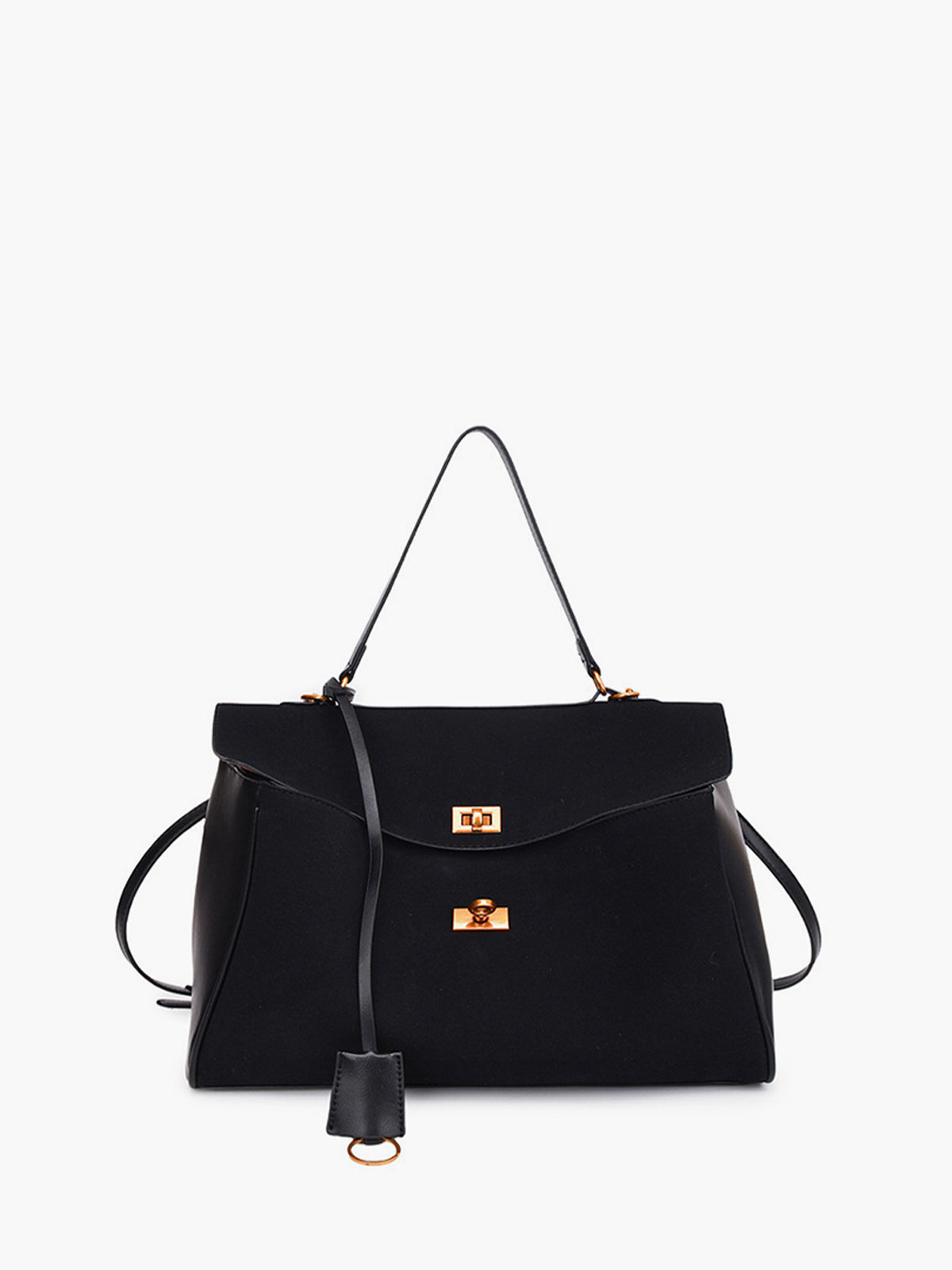 Amawinc Sac À Bandoulière Rabat Grande Capacité En Cuir PU Premium Rangement Organisé