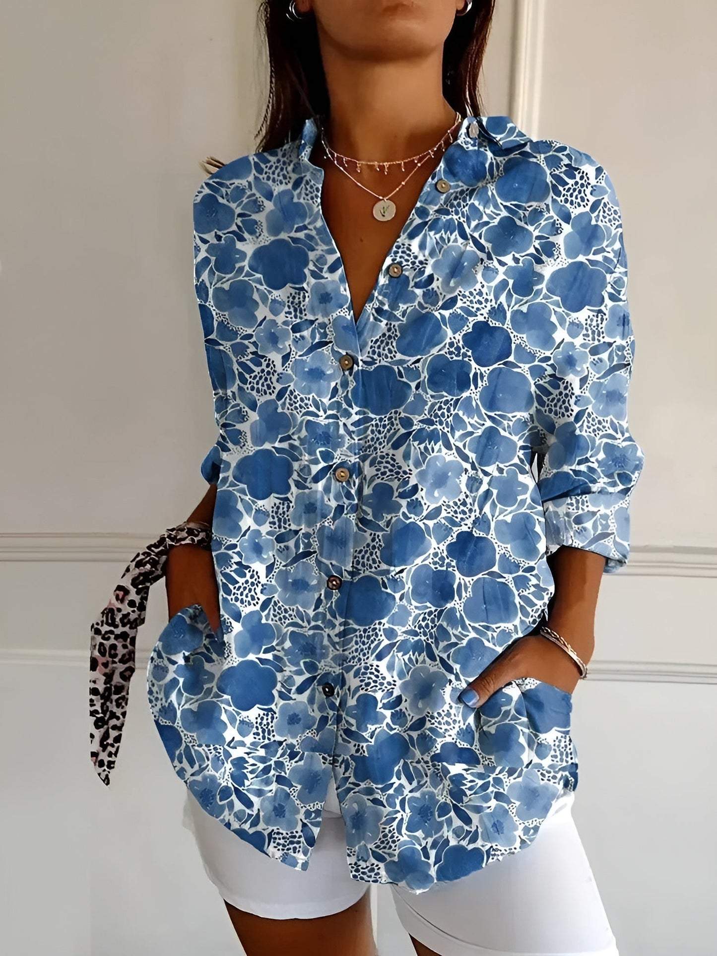 Blouse Boutonnée D'Été Rachel Polyvalente Pour Travail Décontracté Weekend Et Tenue Chic