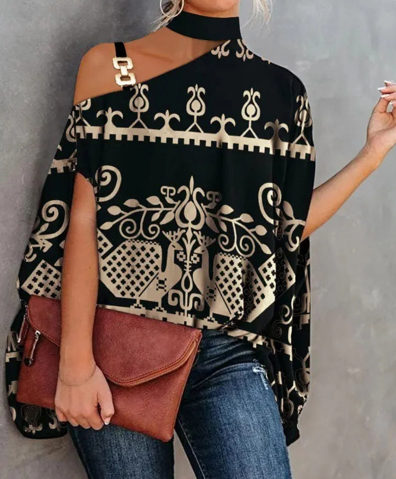 Damen-Oberteil Caya: Asymmetrischer, stilvoller Schnitt