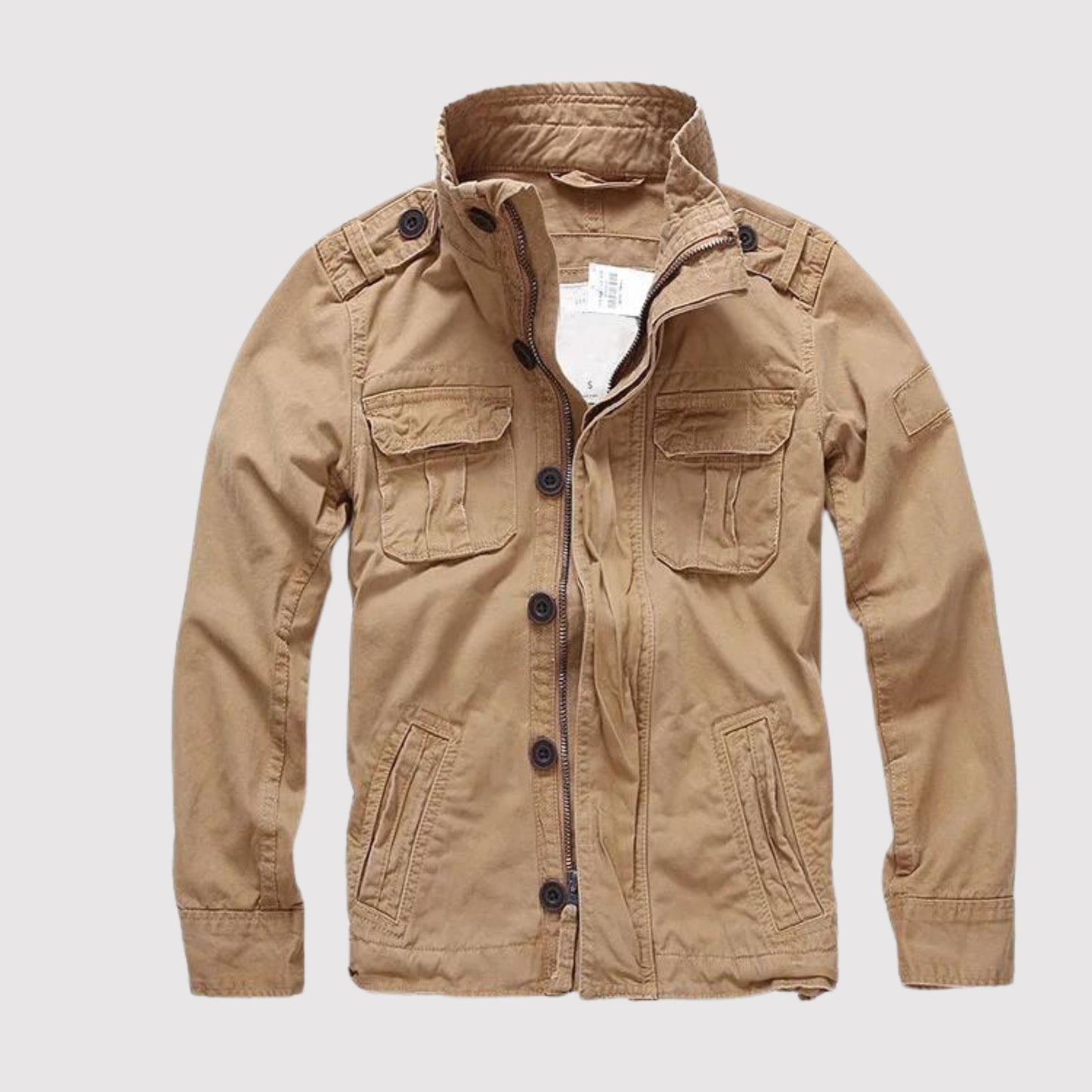 Veste en Denim Theodore Regular Fit Pour Homme Avec Style Retro Décontracté Et Multiples Poches