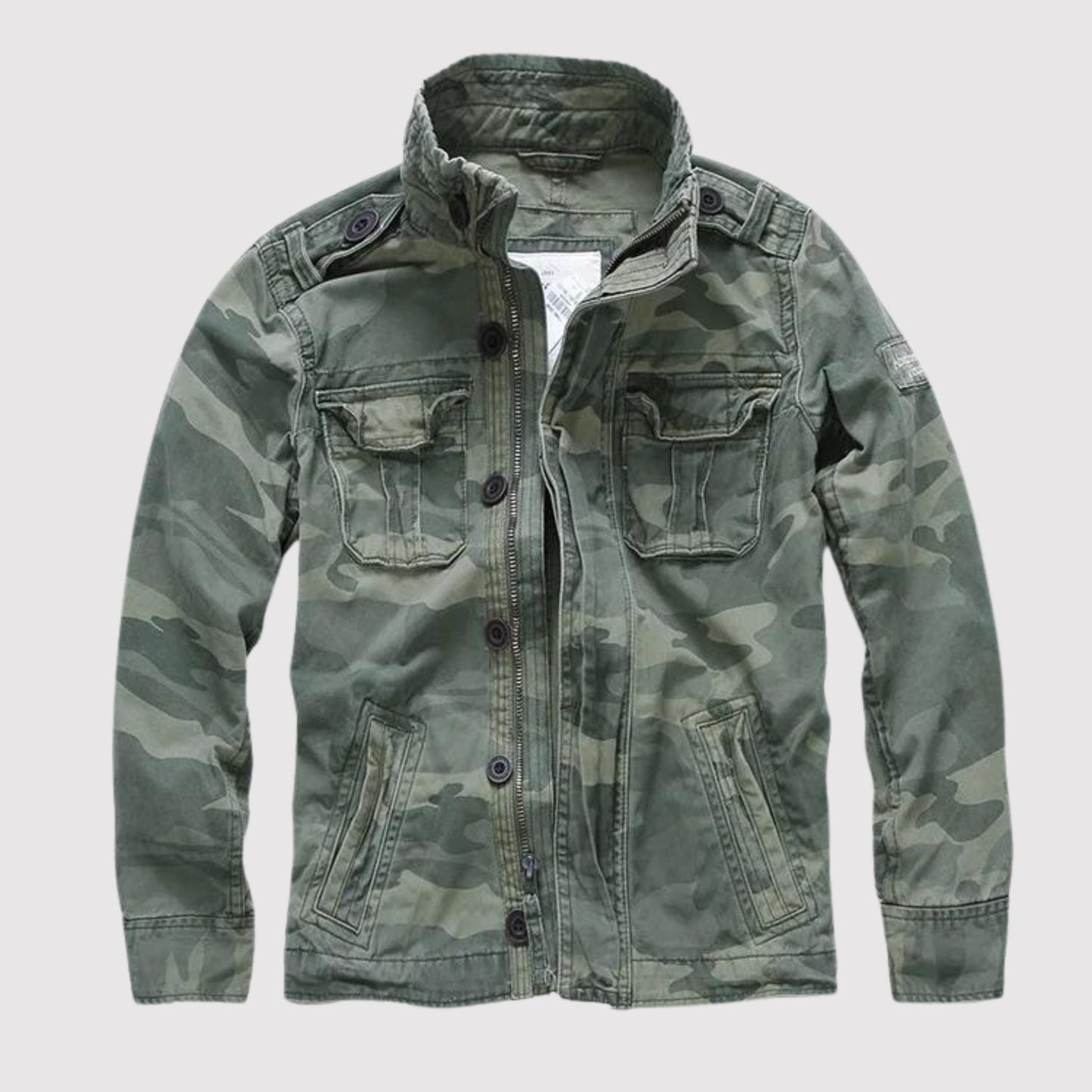 Veste en Denim Theodore Regular Fit Pour Homme Avec Style Retro Décontracté Et Multiples Poches