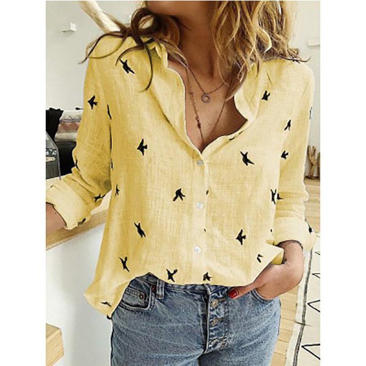 Sofia Blouse Lin Élégante Pour Femmes Polyvalente Tenue Décontractée Ou Professionnelle