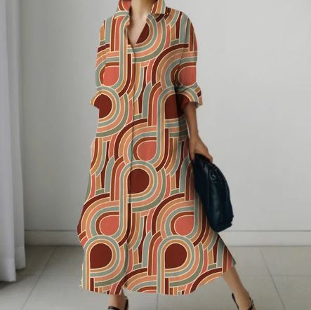 Damen-Hemdkleid Sarah: Elegant und stilvoll