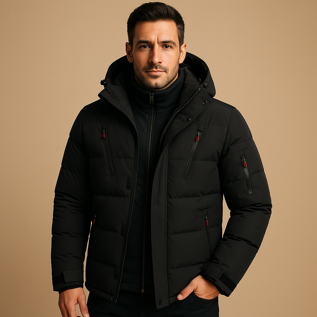 Veste Homme Blake Amawinc Puffer Hivernale Extérieure Avec Capuche Robuste Et Chaude Pour Plein Air Urbain