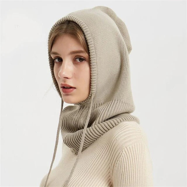 Bonnet Tricoté Hiver Chaud Avec Bord Rabatté Ajustable Pour Plus De Confort Et Protection Des Oreilles
