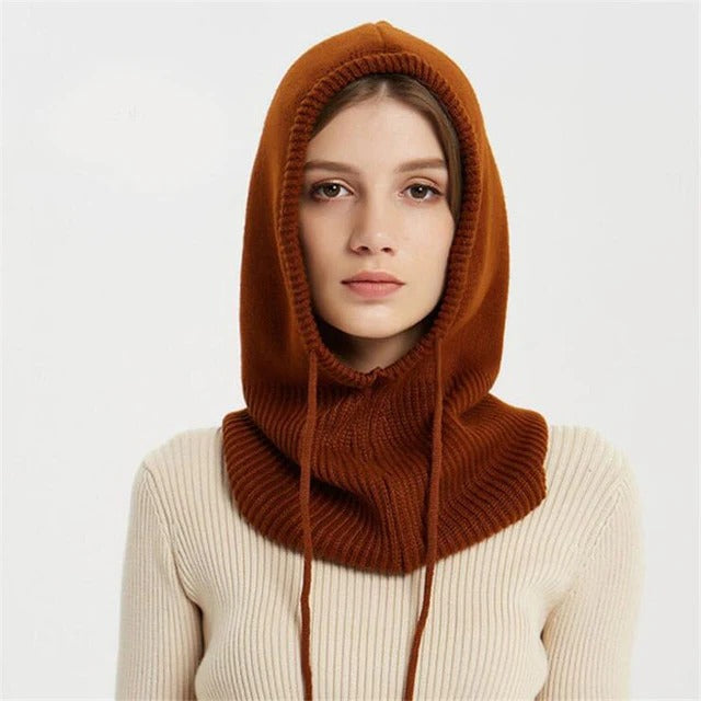 Bonnet Tricoté Hiver Chaud Avec Bord Rabatté Ajustable Pour Plus De Confort Et Protection Des Oreilles