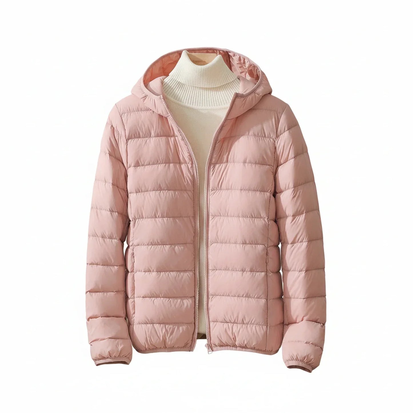 Doudoune Femme À Capuche Matelassée Légère Pour Temps De Transition Et Confortable