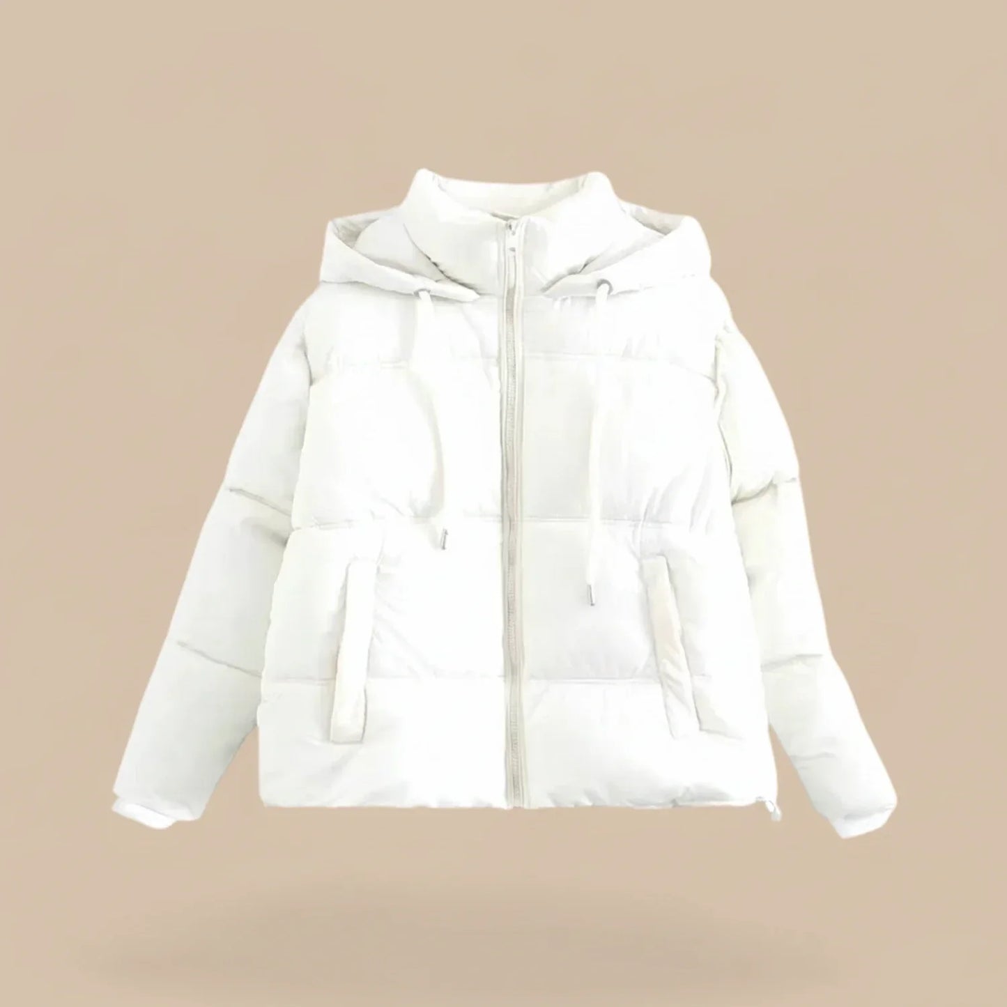 Veste Matelassée Femme Avec Capuche Hiver Confortable Coupe Droite Très Chaude Pour Temps Froid