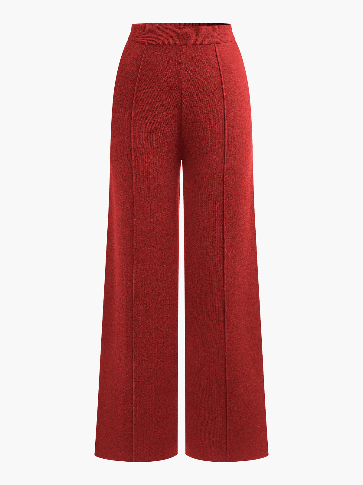 Pantalon Mélange Laine À Passepoil Élégant Taille Haute Coupe Skinny Pour Travail Et Loisirs