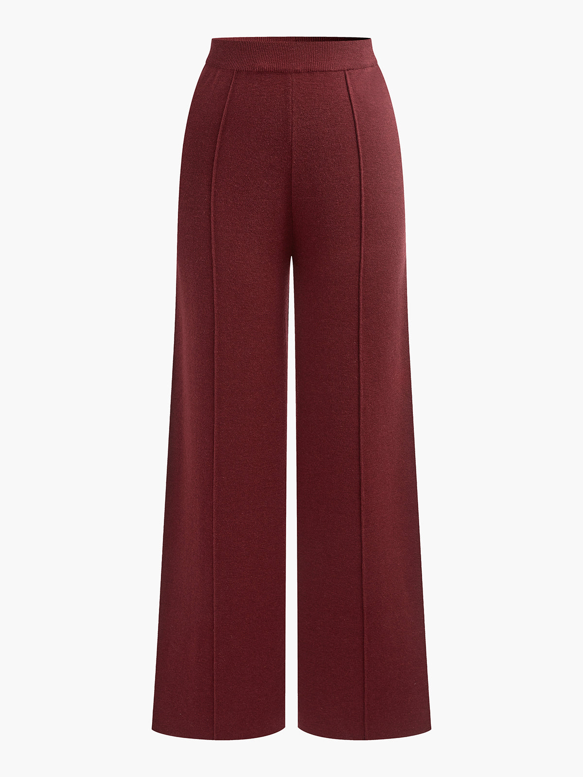 Pantalon Mélange Laine À Passepoil Élégant Taille Haute Coupe Skinny Pour Travail Et Loisirs