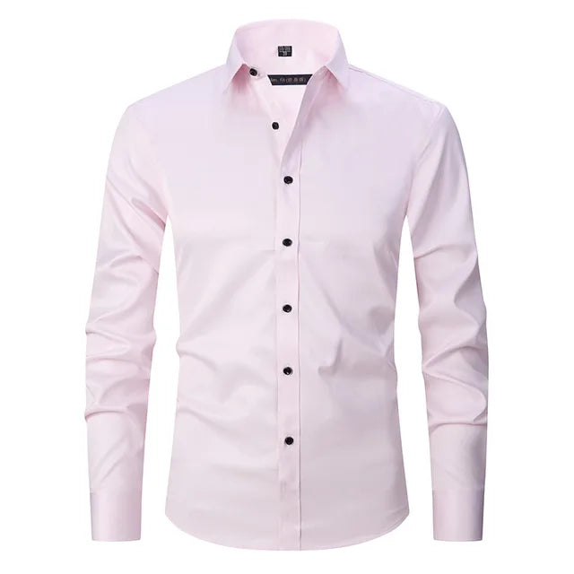 Chemise Homme Slim Fit À Boutonnage Amawinc Moderne Coupe Ajustée Pour Professionnels Et Décontractés