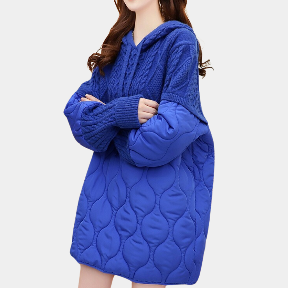 Damen Kapuzenpullover von Fudus in Übergröße, lässiger Schnitt