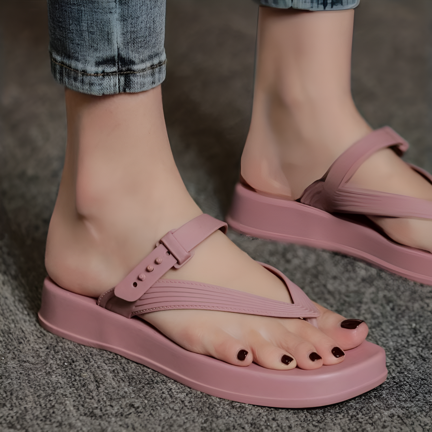 Komfortable Damensandalen mit orthopädischer Unterstützung